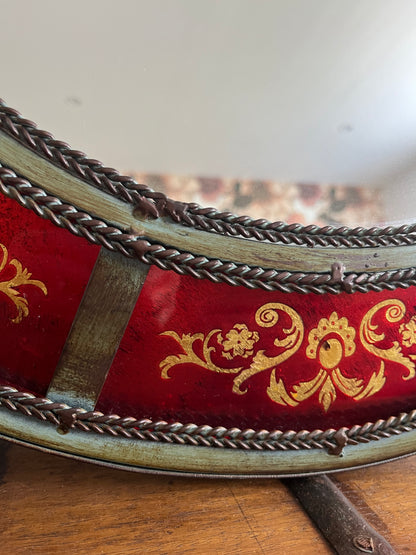 Stunning Round Metal Mirror