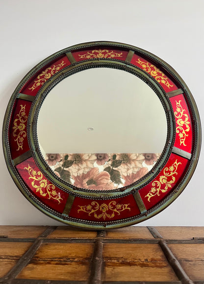 Stunning Round Metal Mirror