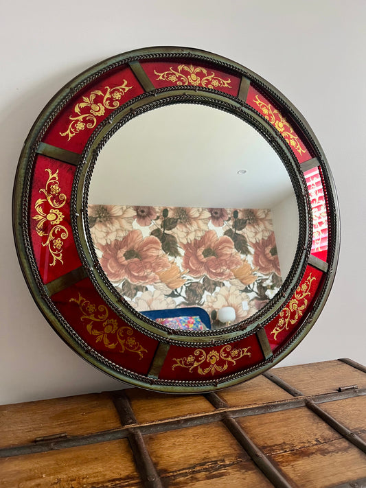 Stunning Round Metal Mirror