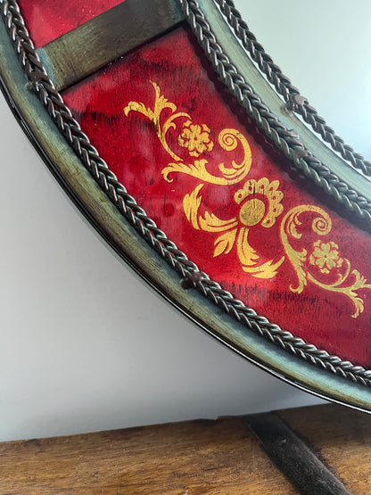 Stunning Round Metal Mirror