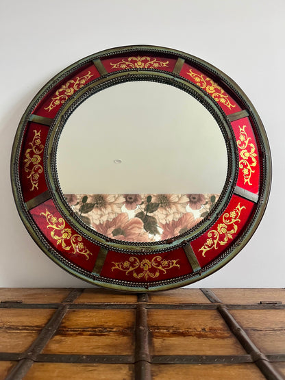 Stunning Round Metal Mirror