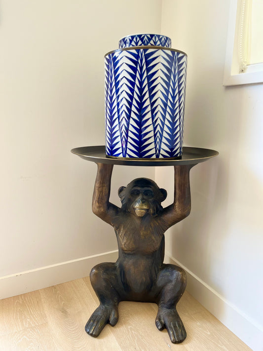 Monkey Pedestal Table