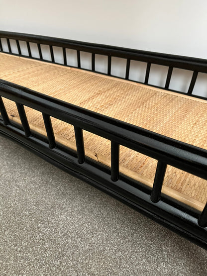 Gorgeous Rattan Bar Cart/ Display Shelf