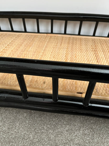 Gorgeous Rattan Bar Cart/ Display Shelf