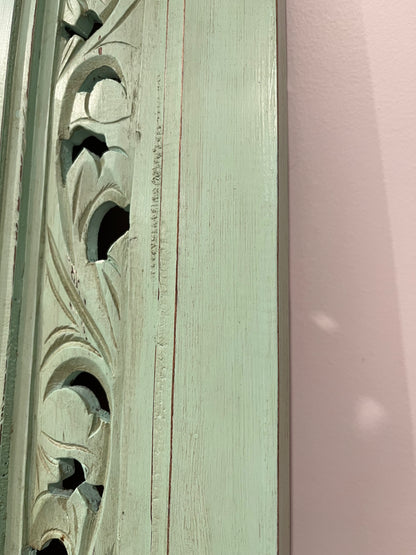 Beautiful Indonesian Carved Shutter Mirror