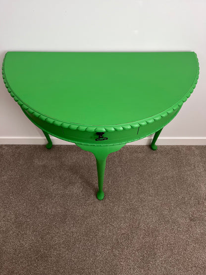Gorgeous Green Hall Table