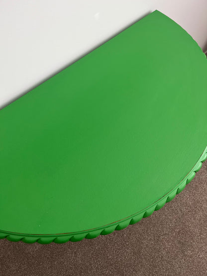 Gorgeous Green Hall Table