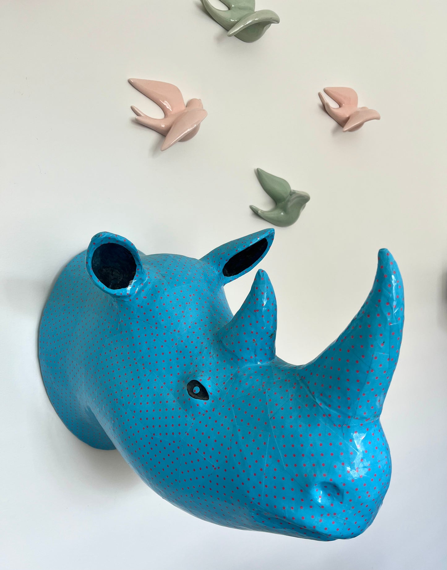 Cool Rhino Head Sculpture