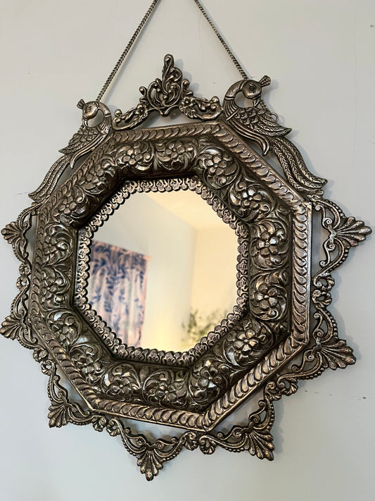 Lovely Ornate Metal Mirror