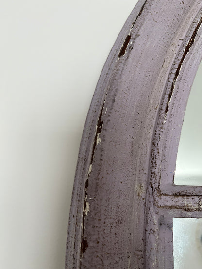 Beautiful Large Vintage Wooden Arch Mirror