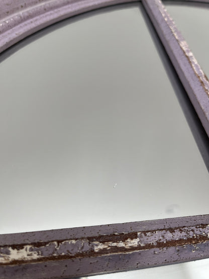 Beautiful Large Vintage Wooden Arch Mirror