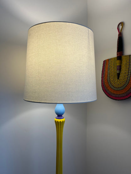 Colourful Upcycled Floor Lamp