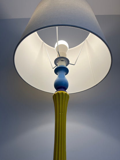 Colourful Upcycled Floor Lamp