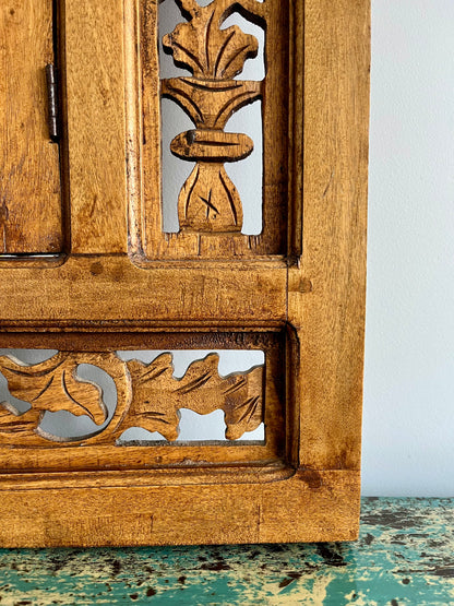 Beautiful Balinese Window Mirror
