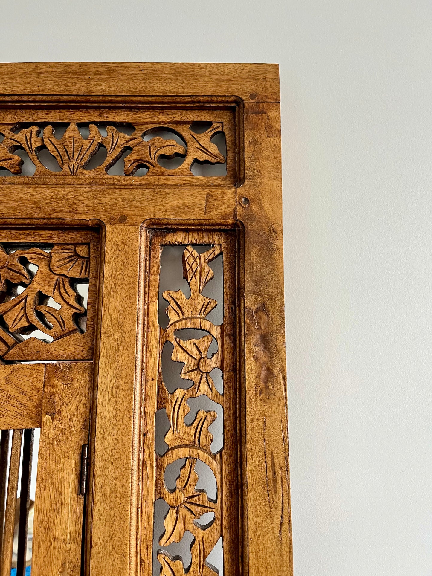 Beautiful Balinese Window Mirror