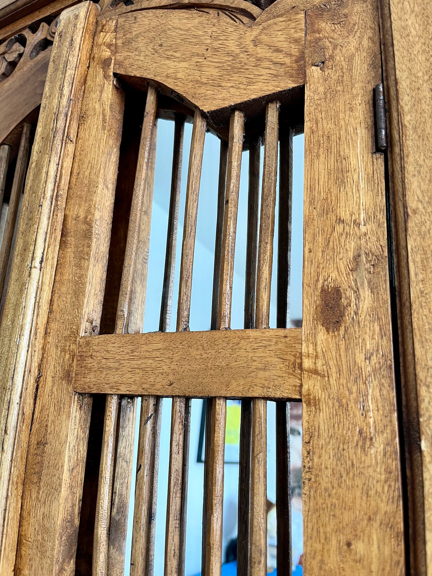 Beautiful Balinese Window Mirror