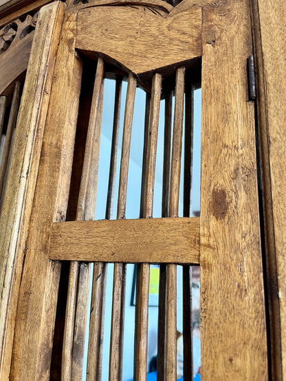 Beautiful Balinese Window Mirror