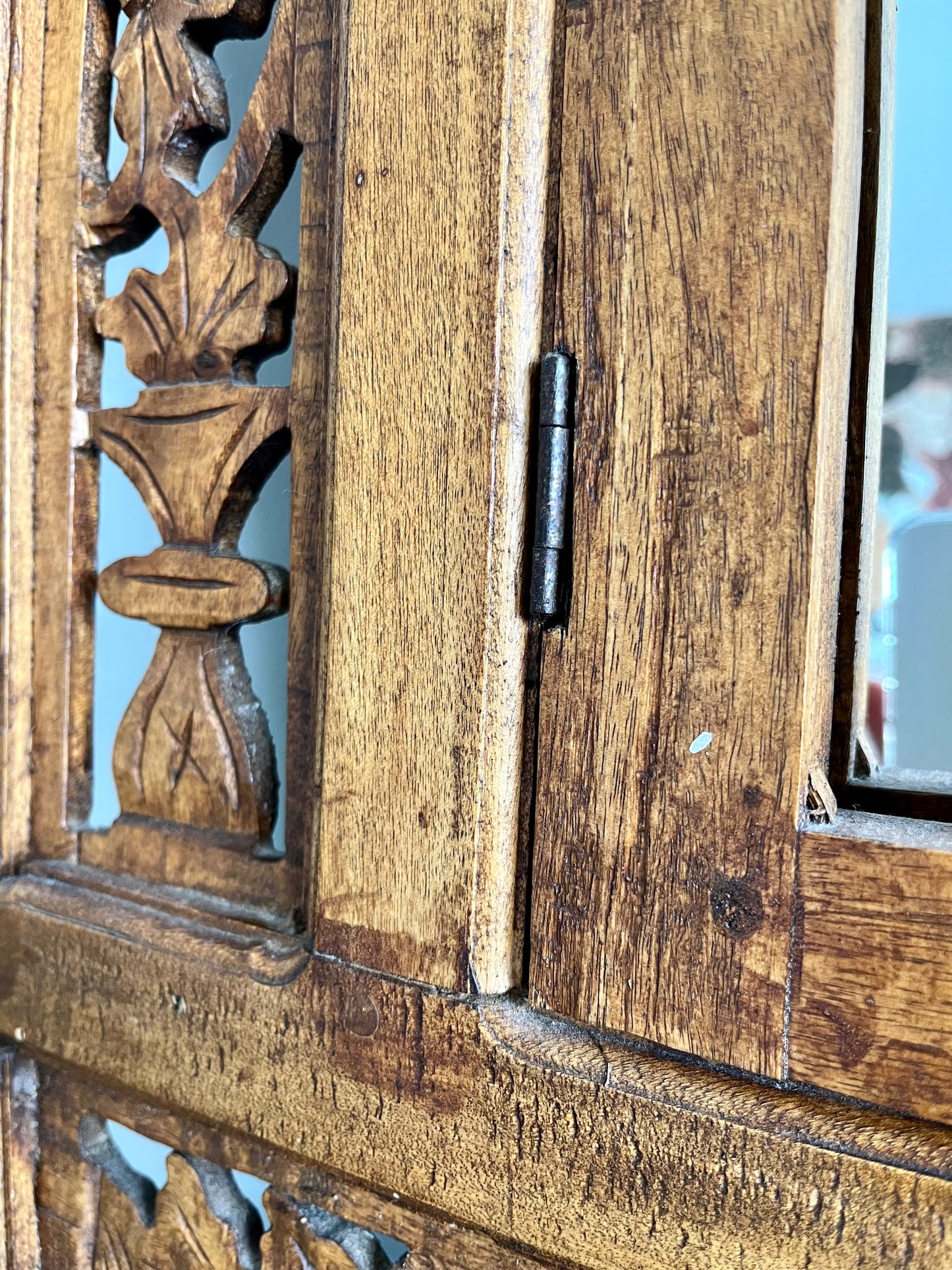 Beautiful Balinese Window Mirror