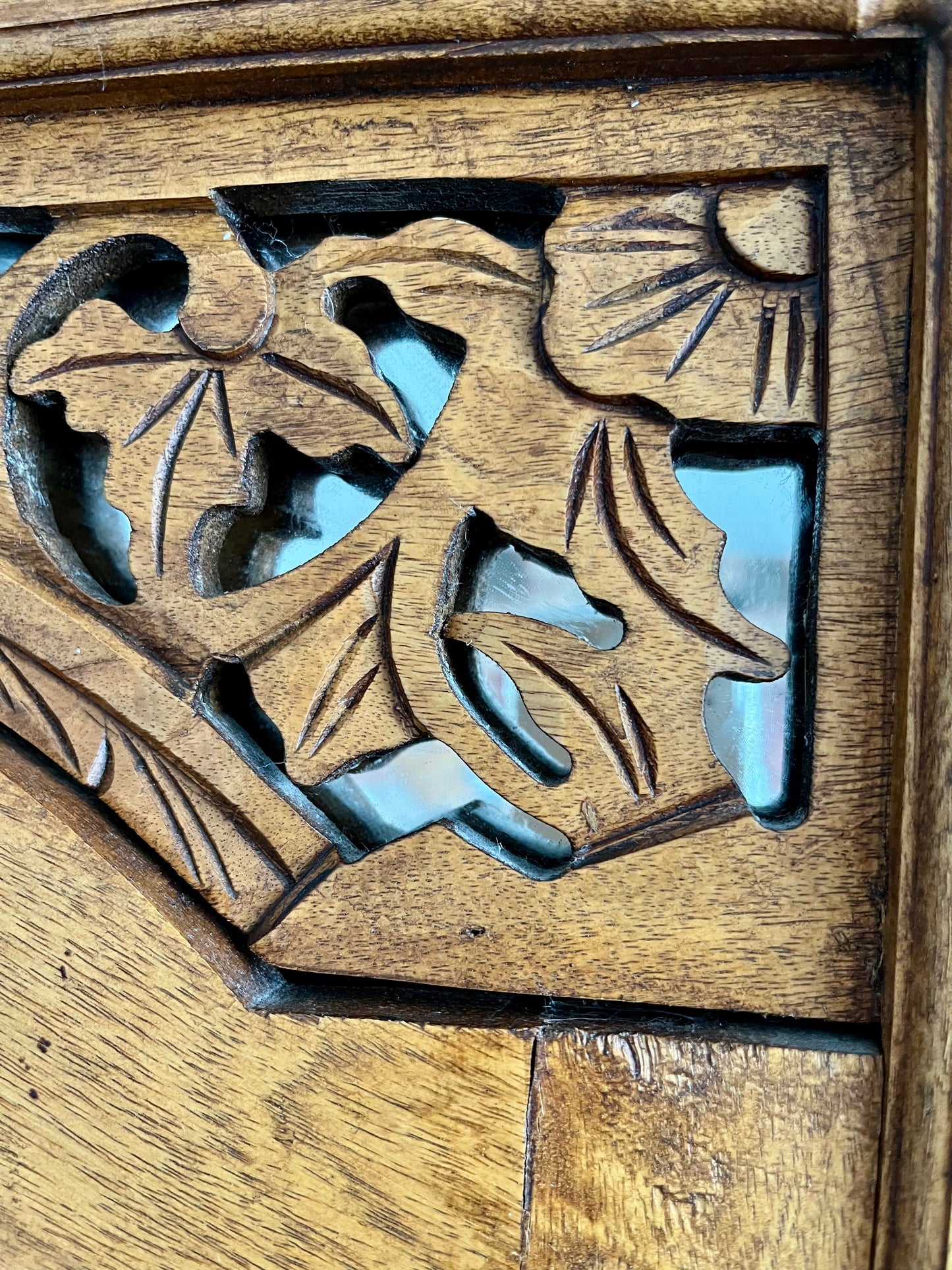 Beautiful Balinese Window Mirror