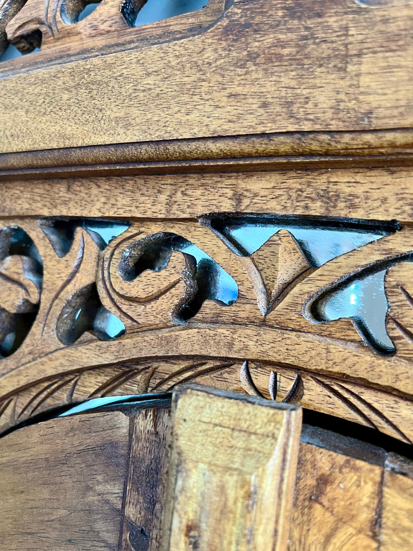 Beautiful Balinese Window Mirror