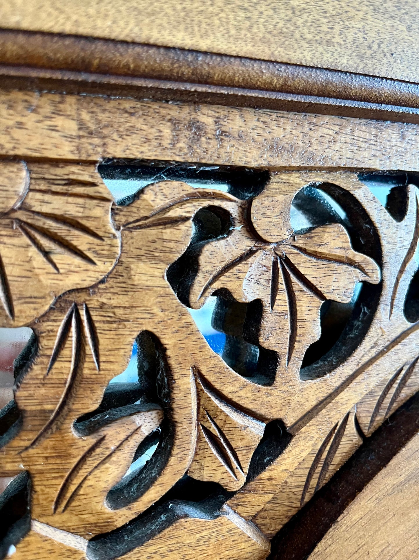Beautiful Balinese Window Mirror