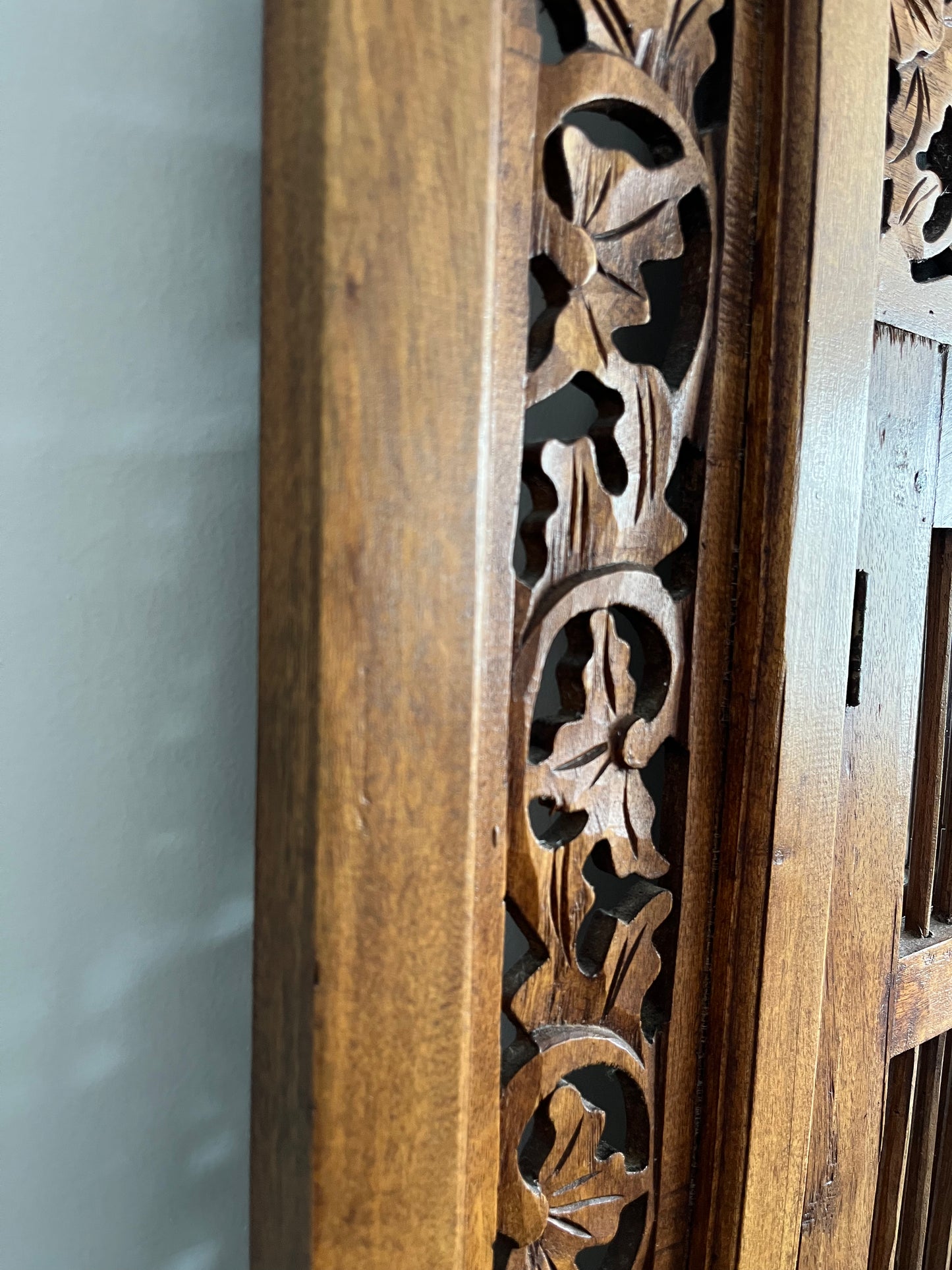Beautiful Balinese Window Mirror
