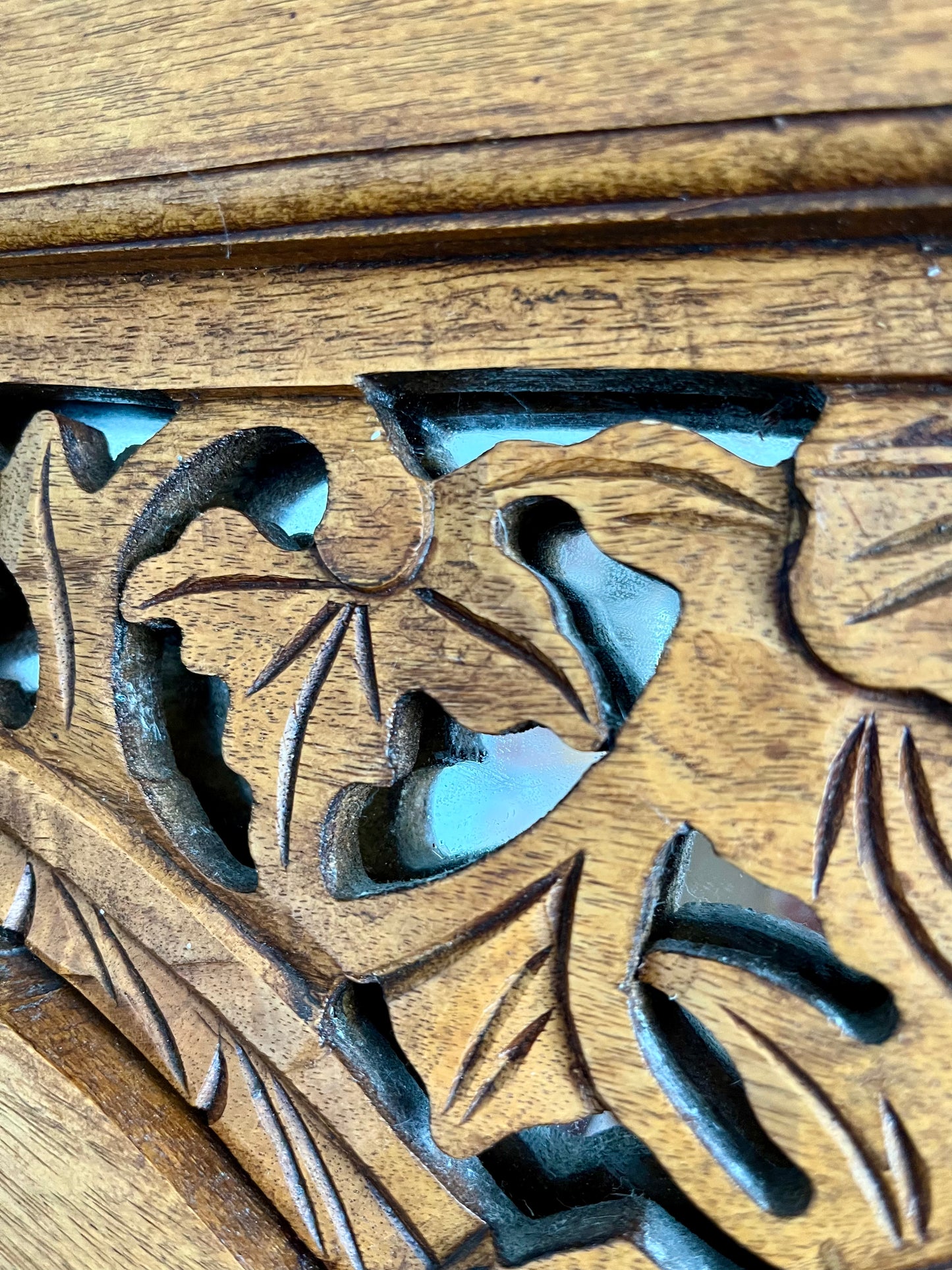Beautiful Balinese Window Mirror