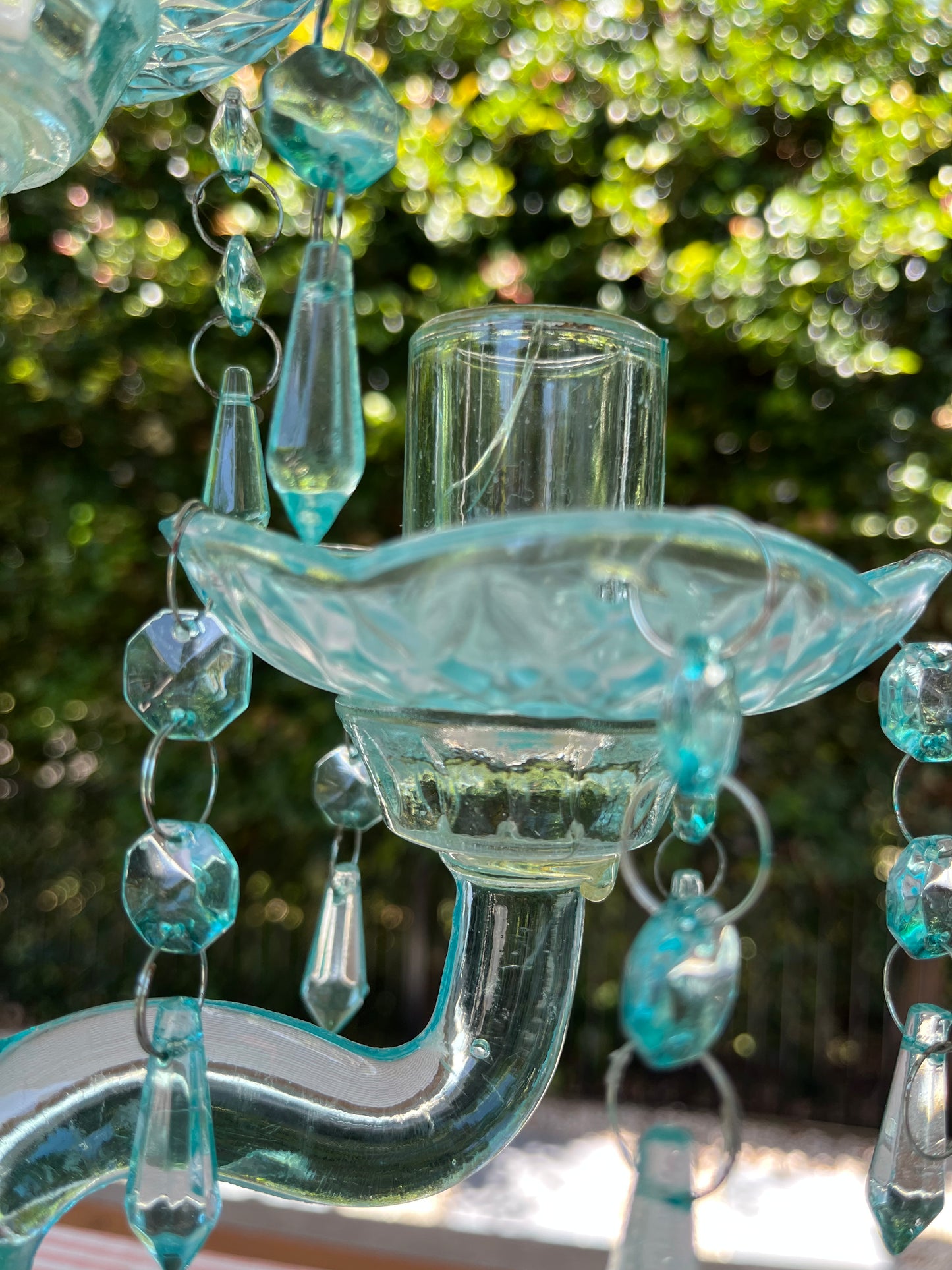 Beautiful Glass Candelabra
