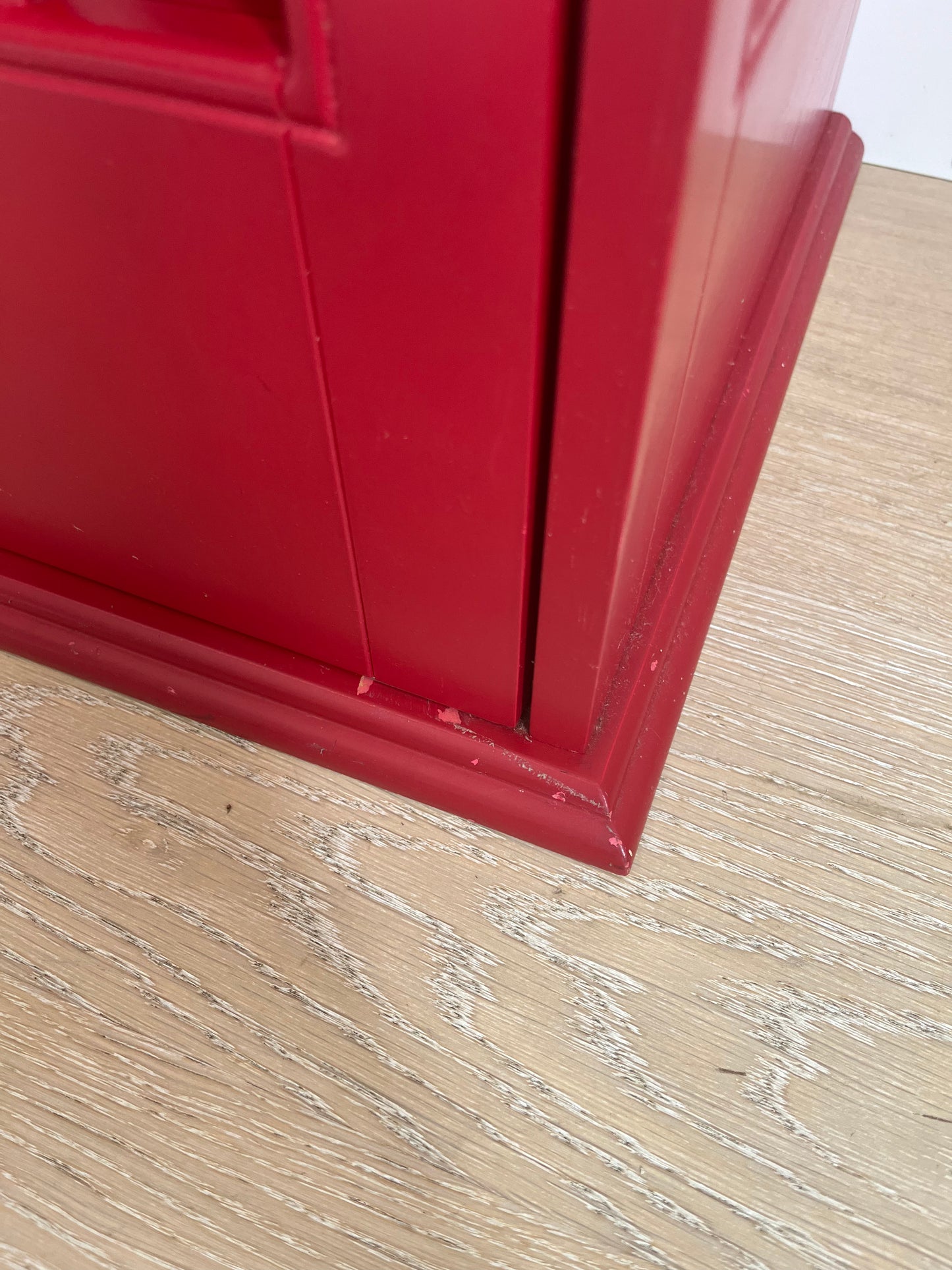 Retro Wooden Telephone Booth Cabinet