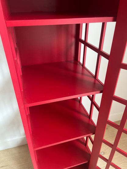Retro Wooden Telephone Booth Cabinet