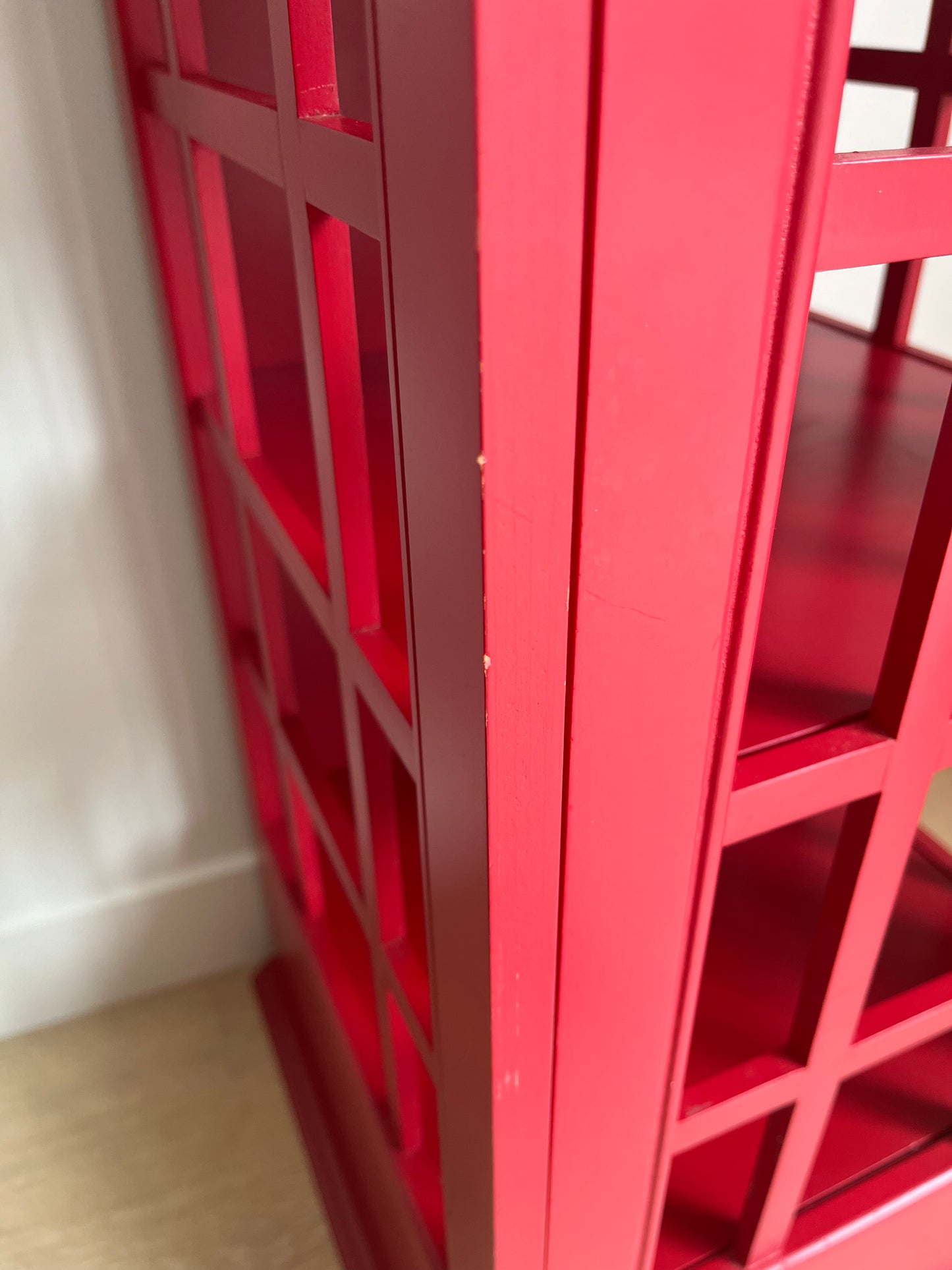 Retro Wooden Telephone Booth Cabinet