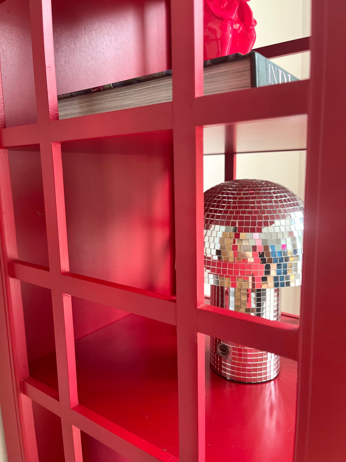 Retro Wooden Telephone Booth Cabinet