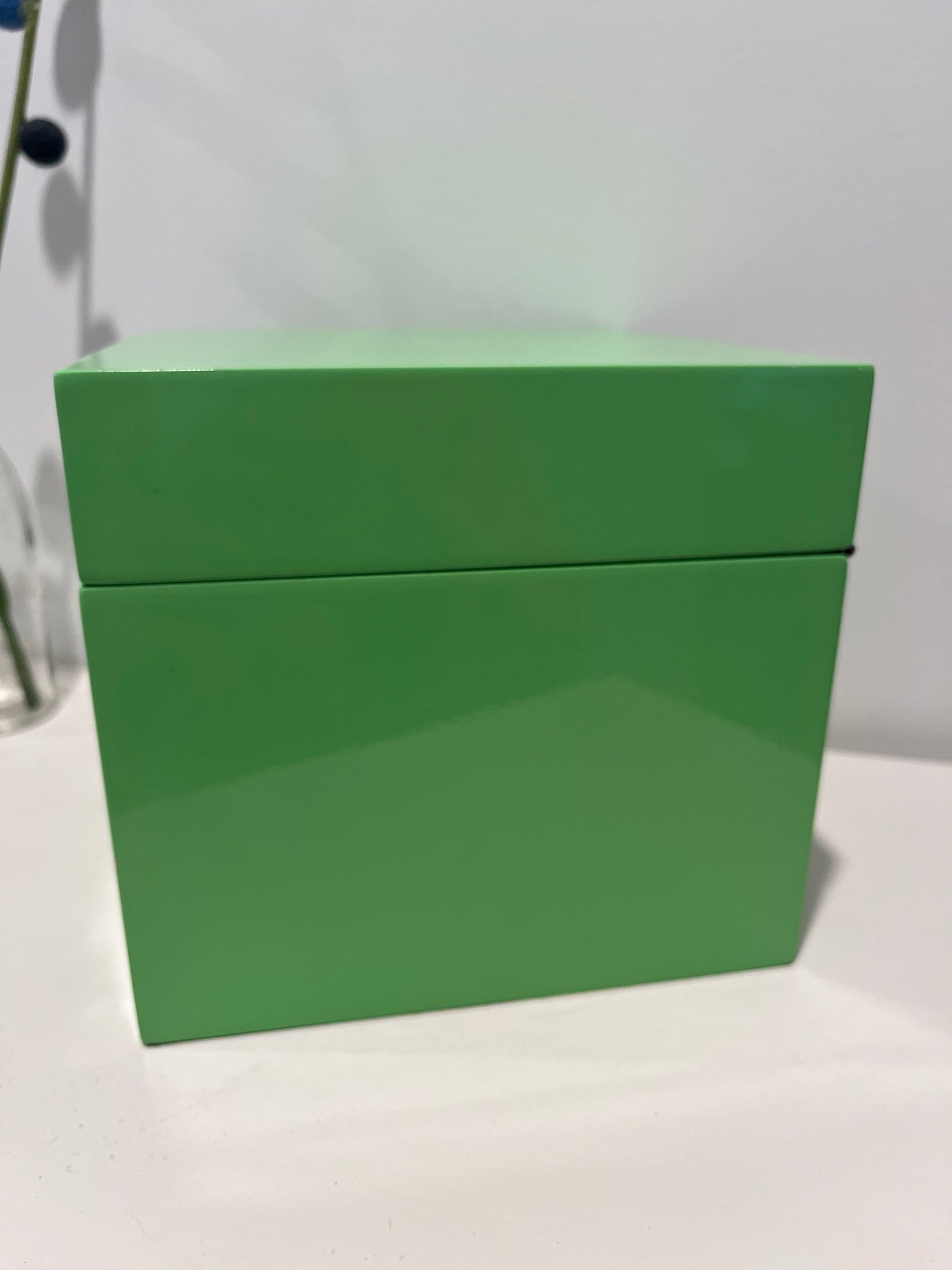 Lovely Green Lacquer Jewellery Box