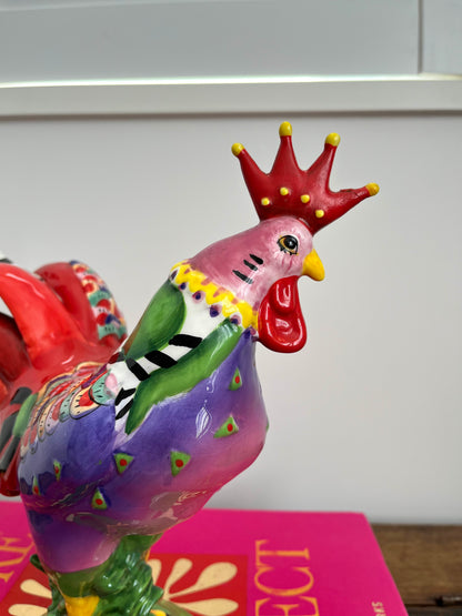 Poultry in Motion Chicken A La King Rooster Figurine