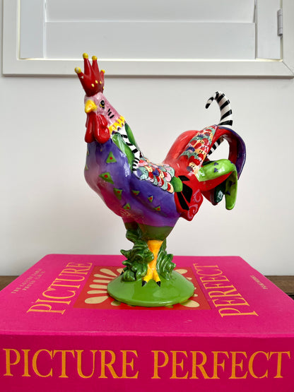 Poultry in Motion Chicken A La King Rooster Figurine