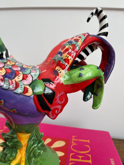 Poultry in Motion Chicken A La King Rooster Figurine