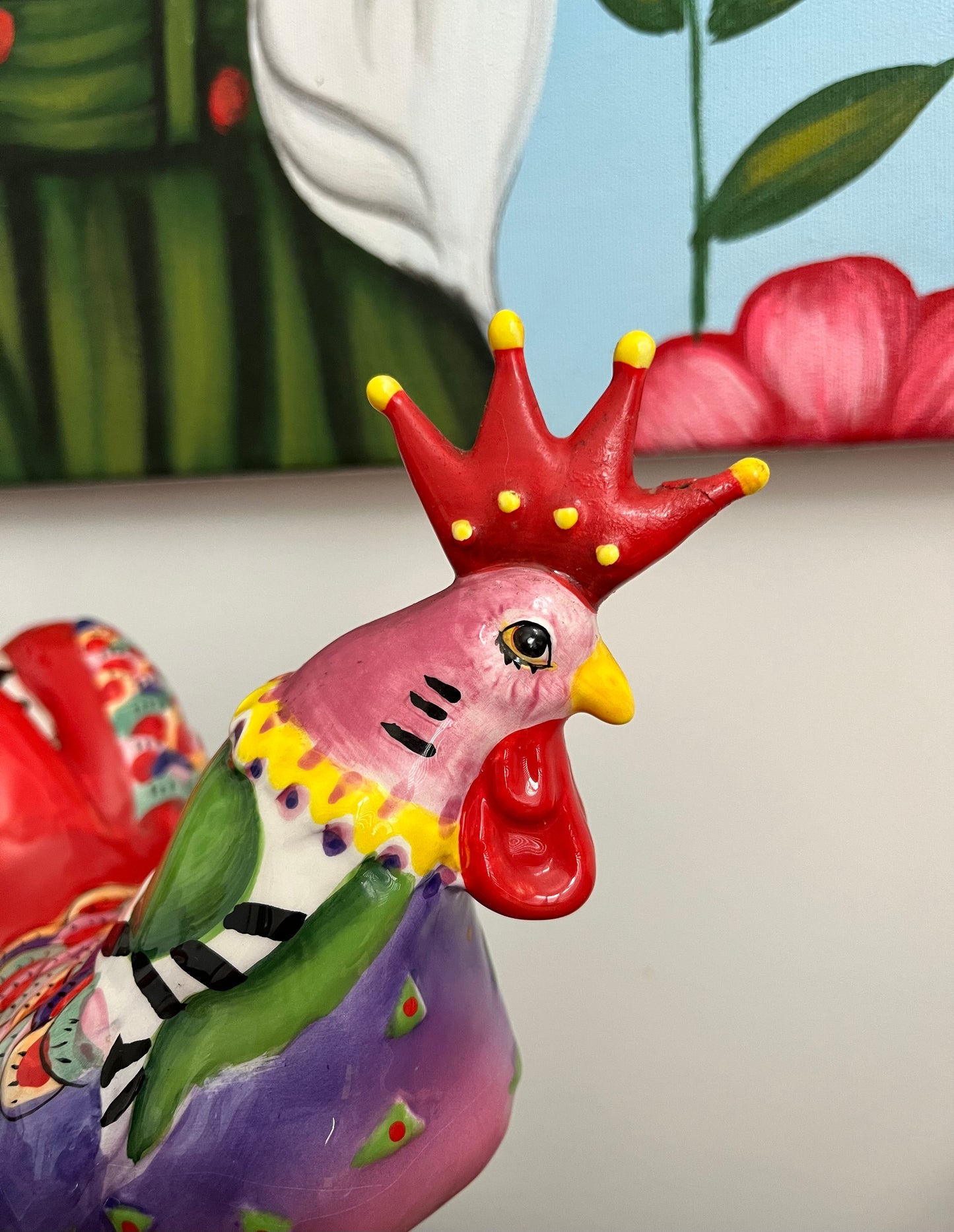 Poultry in Motion Chicken A La King Rooster Figurine