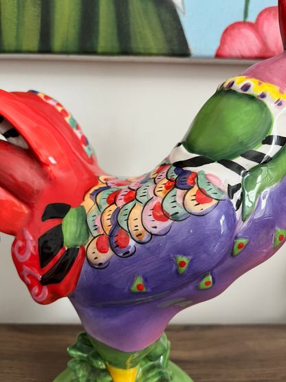 Poultry in Motion Chicken A La King Rooster Figurine
