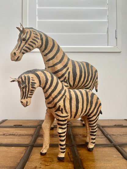 Pair of French Country Zebras