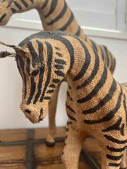 Pair of French Country Zebras