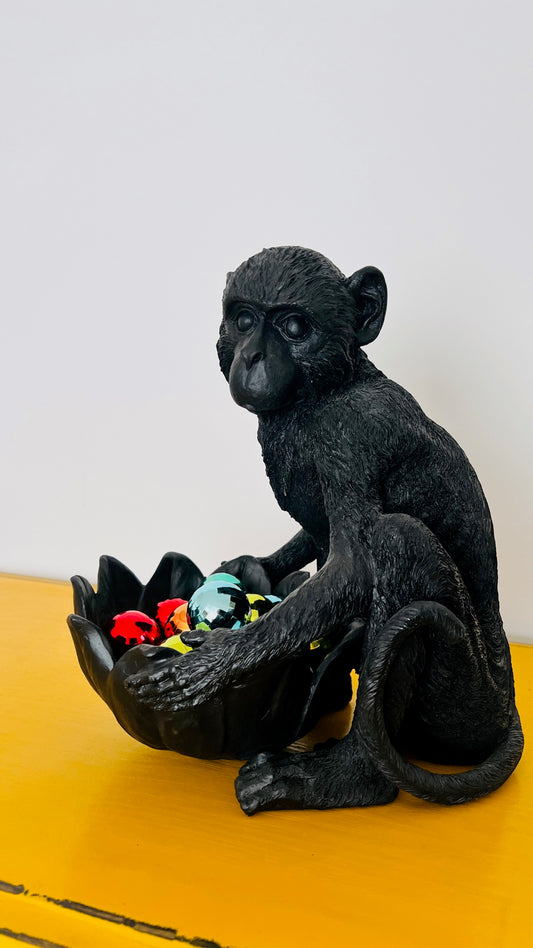 White Moose Monkey Bowl