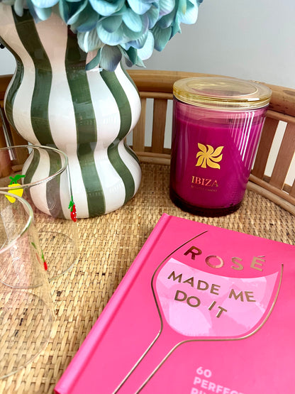 Chic Curated Cane Bar Cart