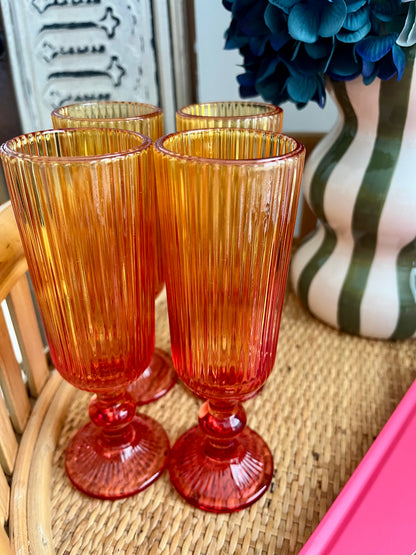 Chic Curated Cane Bar Cart