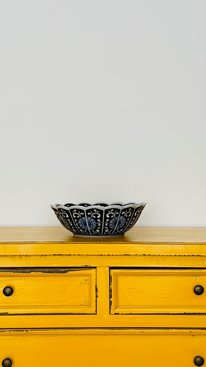 Beautiful Bowl with Scalloped Edges