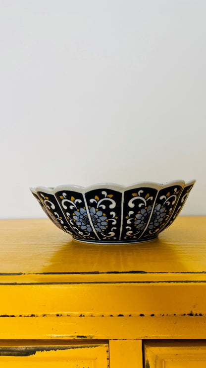Beautiful Bowl with Scalloped Edges