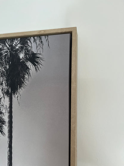 Framed Black and White Retro Print