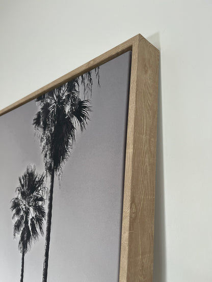 Framed Black and White Retro Print