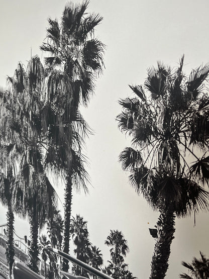 Framed Black and White Retro Print