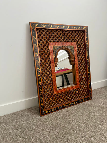 Decorative Wooden Wall Mirror