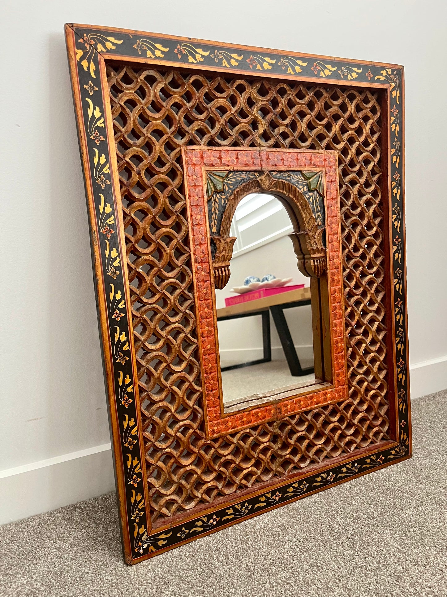 Decorative Wooden Wall Mirror